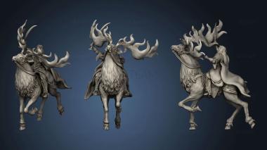 3D model Cavalry elk lookup (STL)