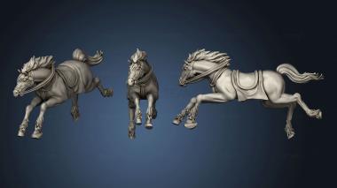 3D model Cavalry Horse land (STL)