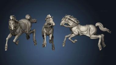 3D model Cavalry Horse rear up (STL)