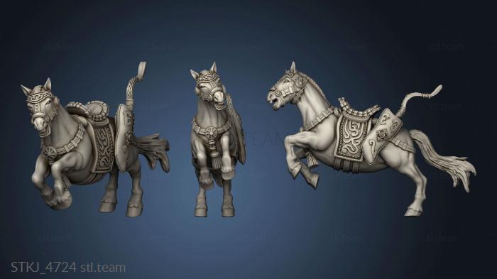 3D model Cavalry Horse Mount (STL)