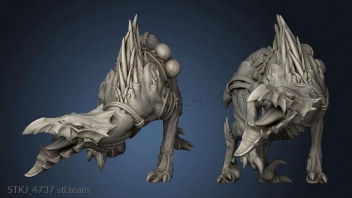 3D model monster hound (STL)