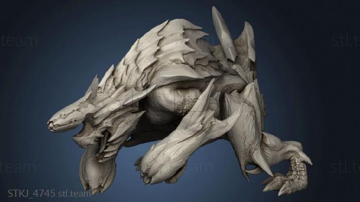 3D model Monster Brachydios MHW RES (STL)