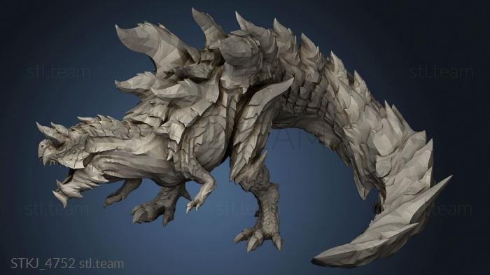 3D model Monster glav (STL)