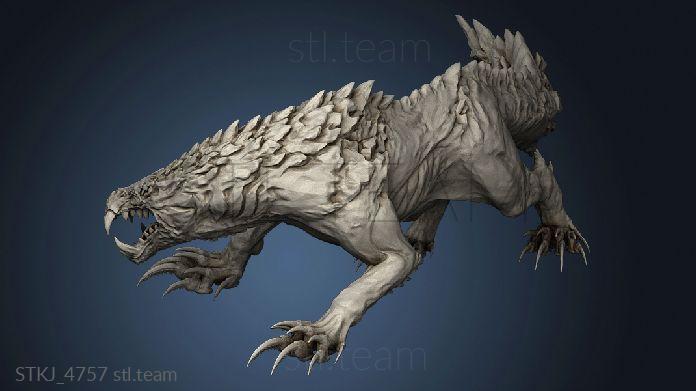 3D model Monster MHW Odnogo II (STL)