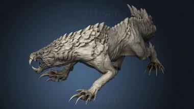 3D model Monster MHW Odnogo II (STL)