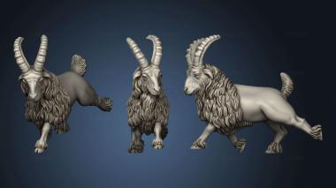 3D model More Dwarf Goat Riders (STL)