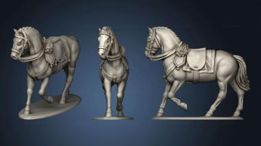 3D model Mounted Command Light Officer horse (STL)