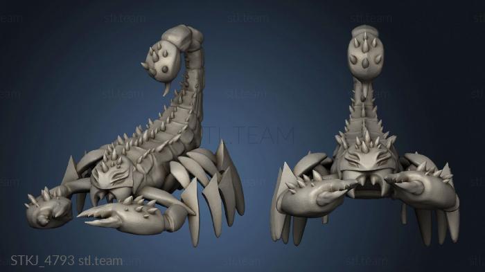 3D model Scatter Terrain Scorpion (STL)