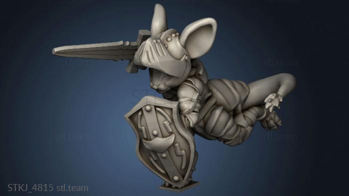 3D model Mouse Knight NM Combat (STL)