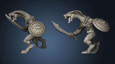 3D model Naga Tribe Snakeman (STL)