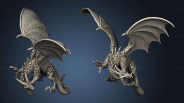 3D model dragon rider (STL)