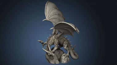 3D model dragon rider (STL)