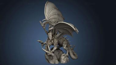 3D model dragon unsupported (STL)