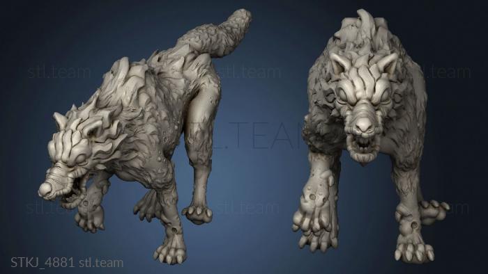 Orc King Wolves Feral Wolf