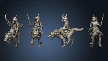 3D model Orc King Goblin Raiders Goblin Raider (STL)