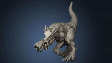 3D model Orc King Raptors Dinos (STL)