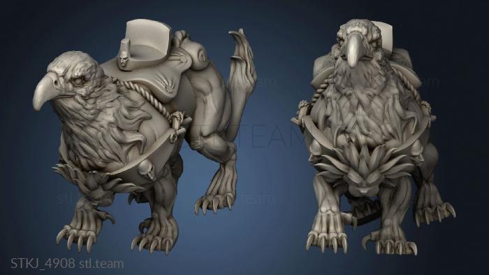 3D model Orc Demigryph (STL)