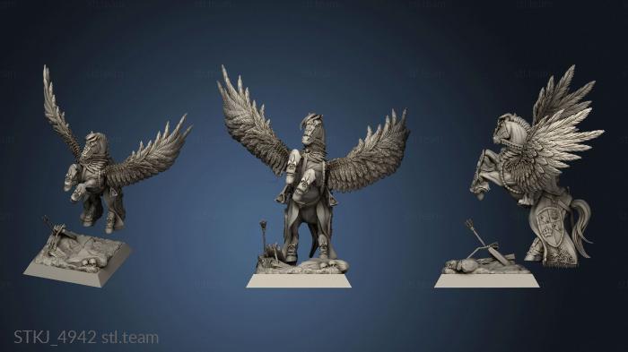 3D model PEGASUS KNIGHTS COMMAND BEARER FLAT (STL)