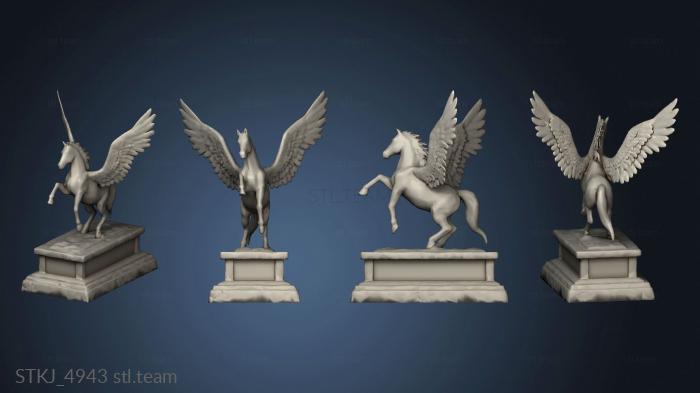 3D model Pegasus statue (STL)