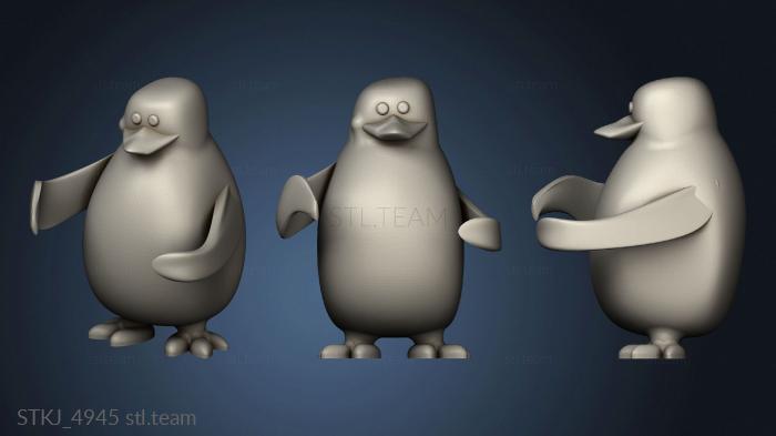 3D model Penguins Madagascar Plain Skipper (STL)