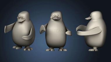 3D model Penguins Madagascar Plain Skipper (STL)