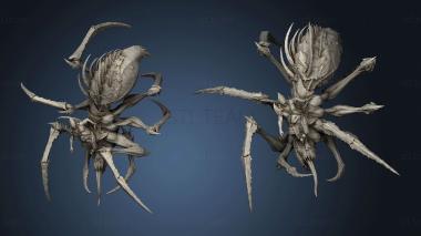 3D model Pestilence pest mounted (STL)