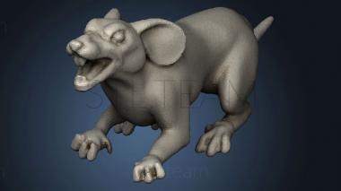 3D model Pied Piper Rat (STL)