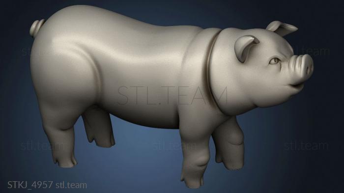 3D model Pig Up (STL)