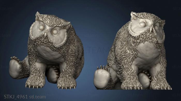 3D model Pirates Grim Waters Owlbear Collaboration Cub (STL)