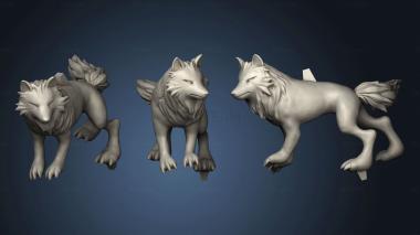 3D model Princess Mononoke Wolf (STL)