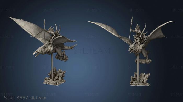 3D model pteranodon RIDERS (STL)