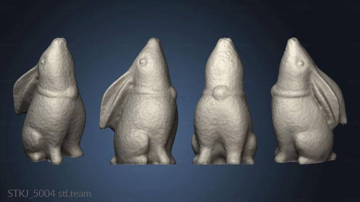 3D model rabbit stargazing (STL)