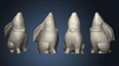 3D model rabbit stargazing (STL)