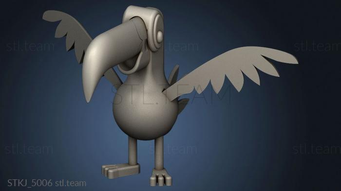 3D model rainbow toucan (STL)