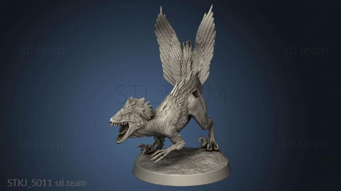 3D model Raptors Raptor Pose Base (STL)