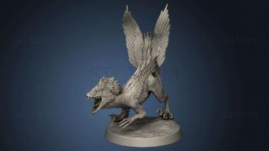 3D model Raptors Raptor Pose Base (STL)