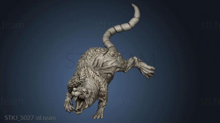 3D model GIGANTIC POX RAT (STL)