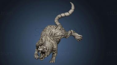 3D model GIGANTIC POX RAT (STL)