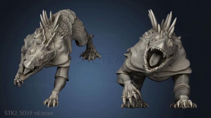 3D model Reptile Dog Mastiff (STL)