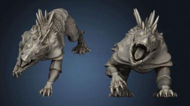 3D model Reptile Dog Mastiff (STL)