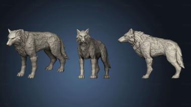 3D model Direwolf (STL)