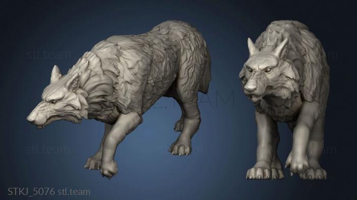 3D model Direwolf (STL)