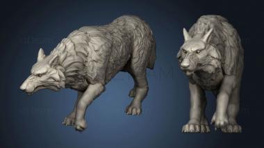 3D model Direwolf (STL)