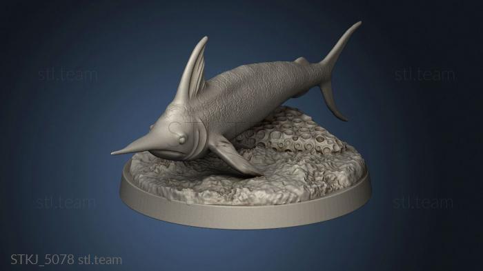 3D model God Aquatic Creatures Swordfish (STL)