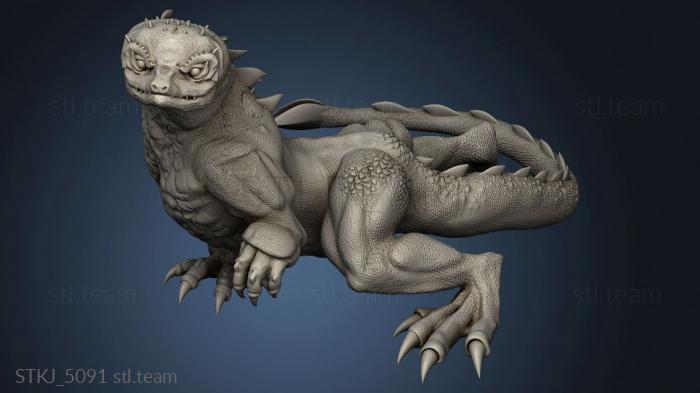 3D model Desert Lizard Wild (STL)