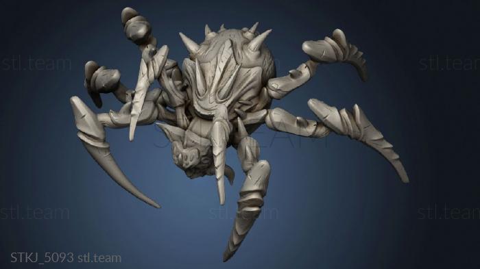 3D model Desert Spider Protecting Eggs (STL)