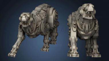 3D model Sauberung Dogs Cyber Mastiff Dog Addon (STL)