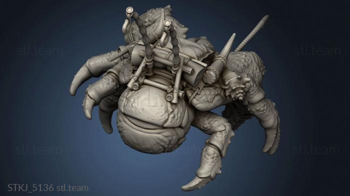 3D model Scissorlock crab suited (STL)