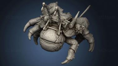 3D model Scissorlock crab suited (STL)