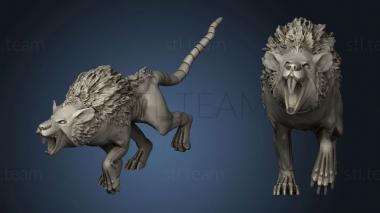 3D model Skavens Rat Wolf (STL)